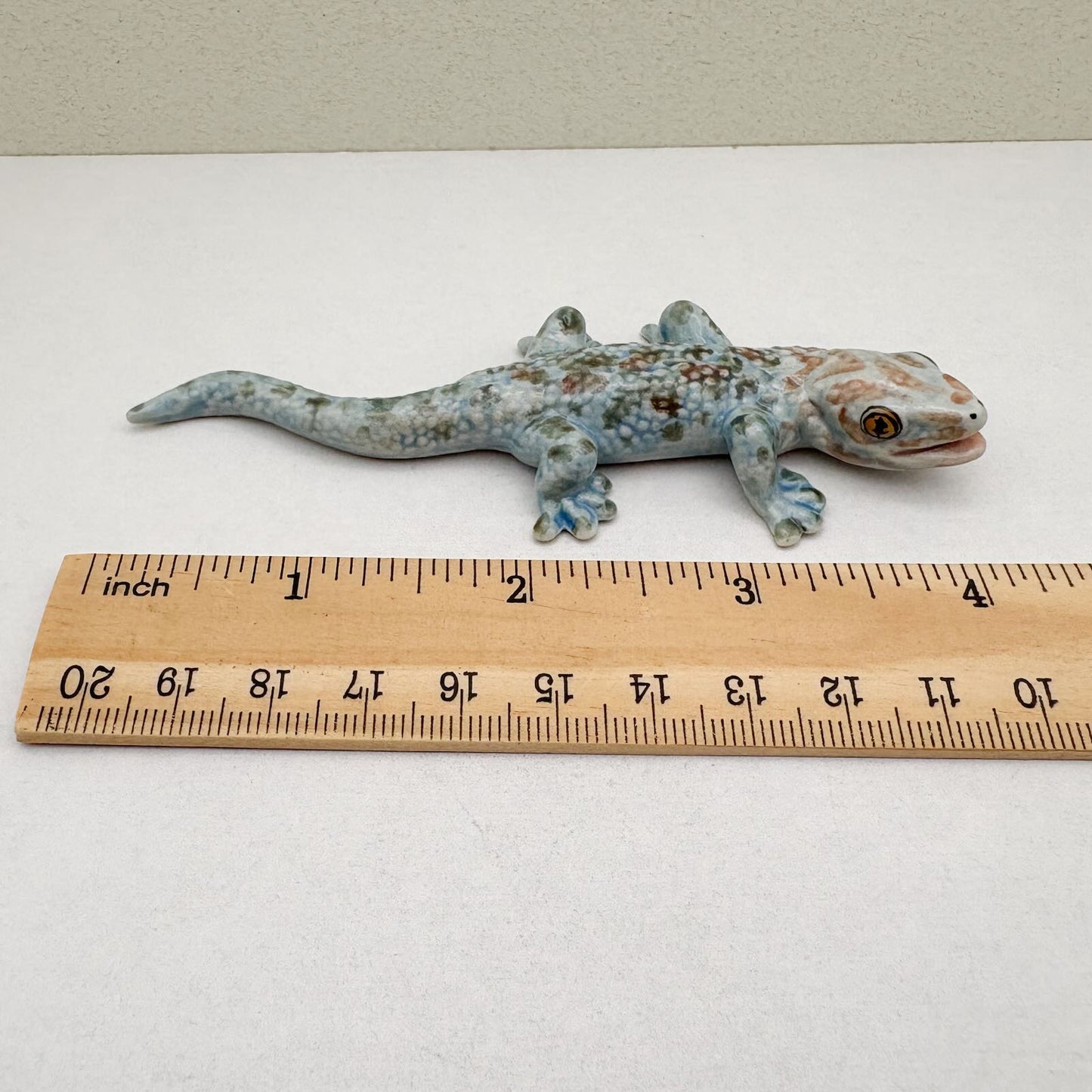 Hand-Painted Gecko