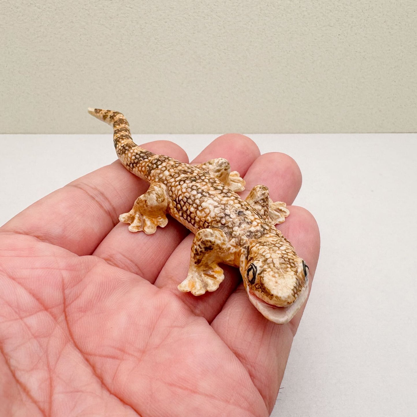 Hand-Painted Gecko
