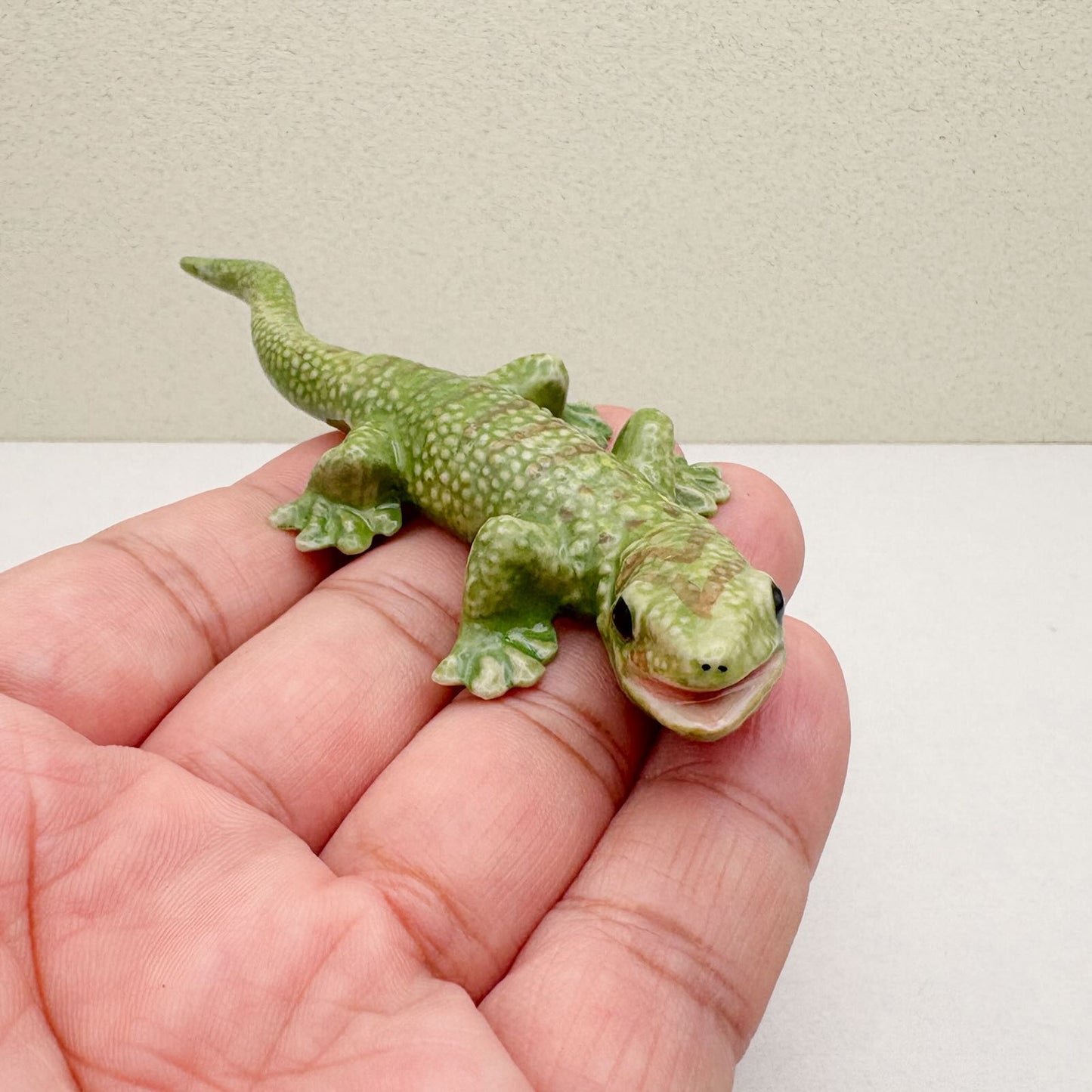 Hand-Painted Gecko