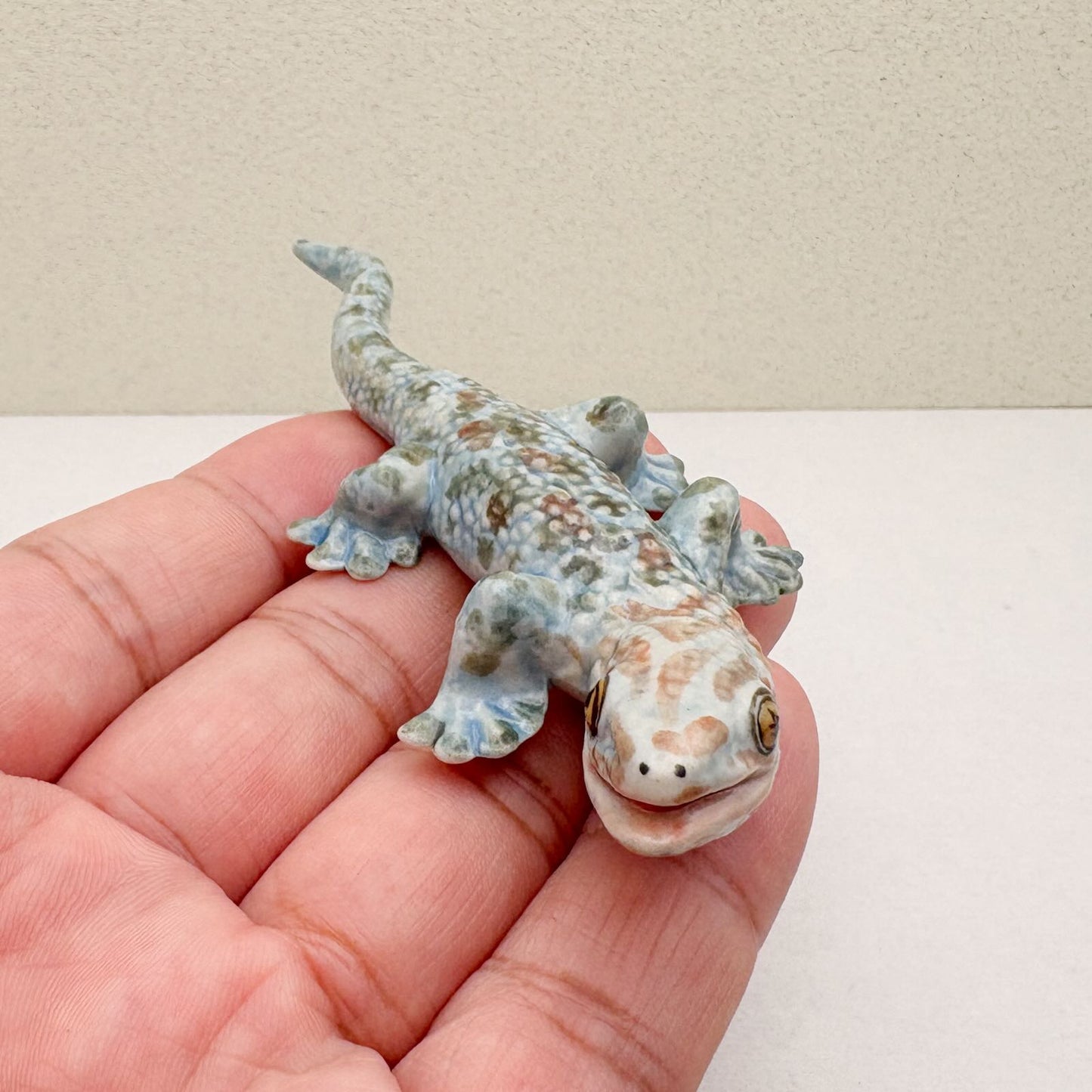Hand-Painted Gecko