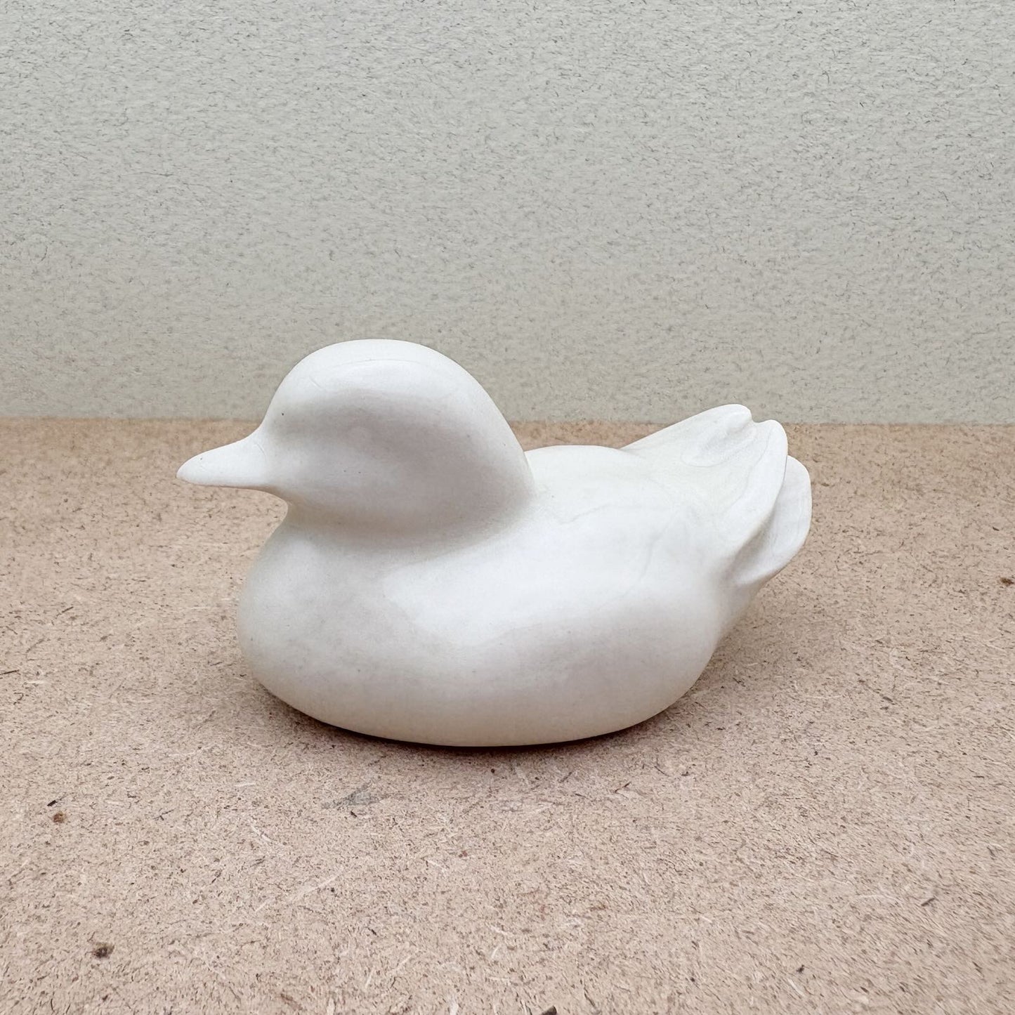 Serene White Duck Couple