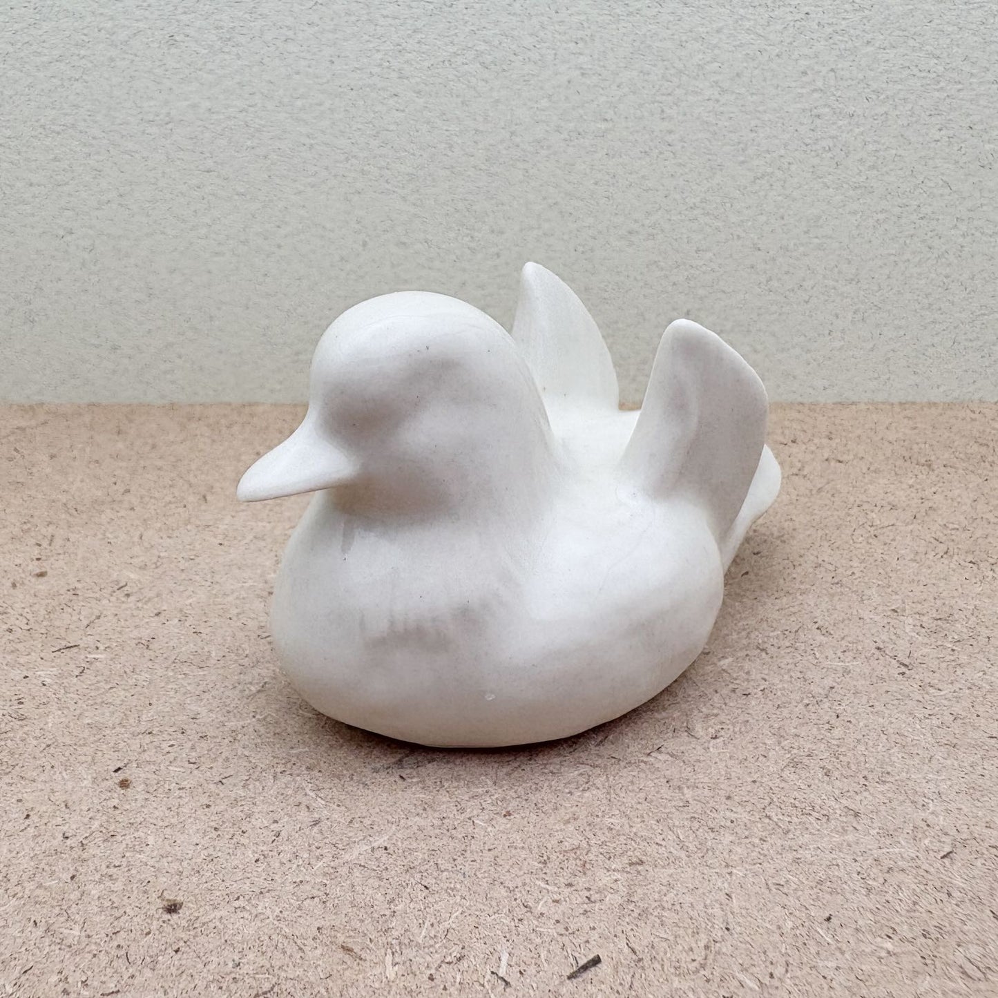 Serene White Duck Couple