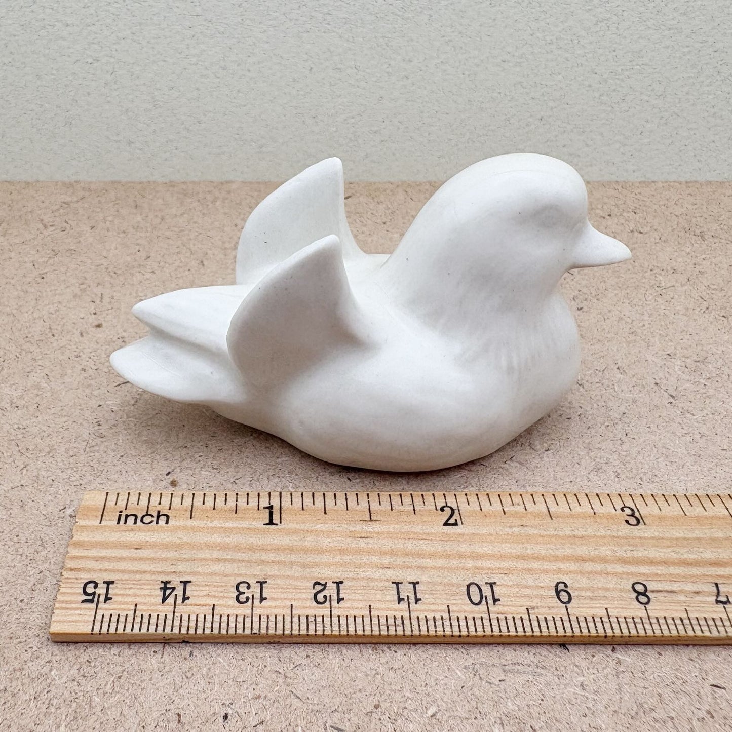 Serene White Duck Couple
