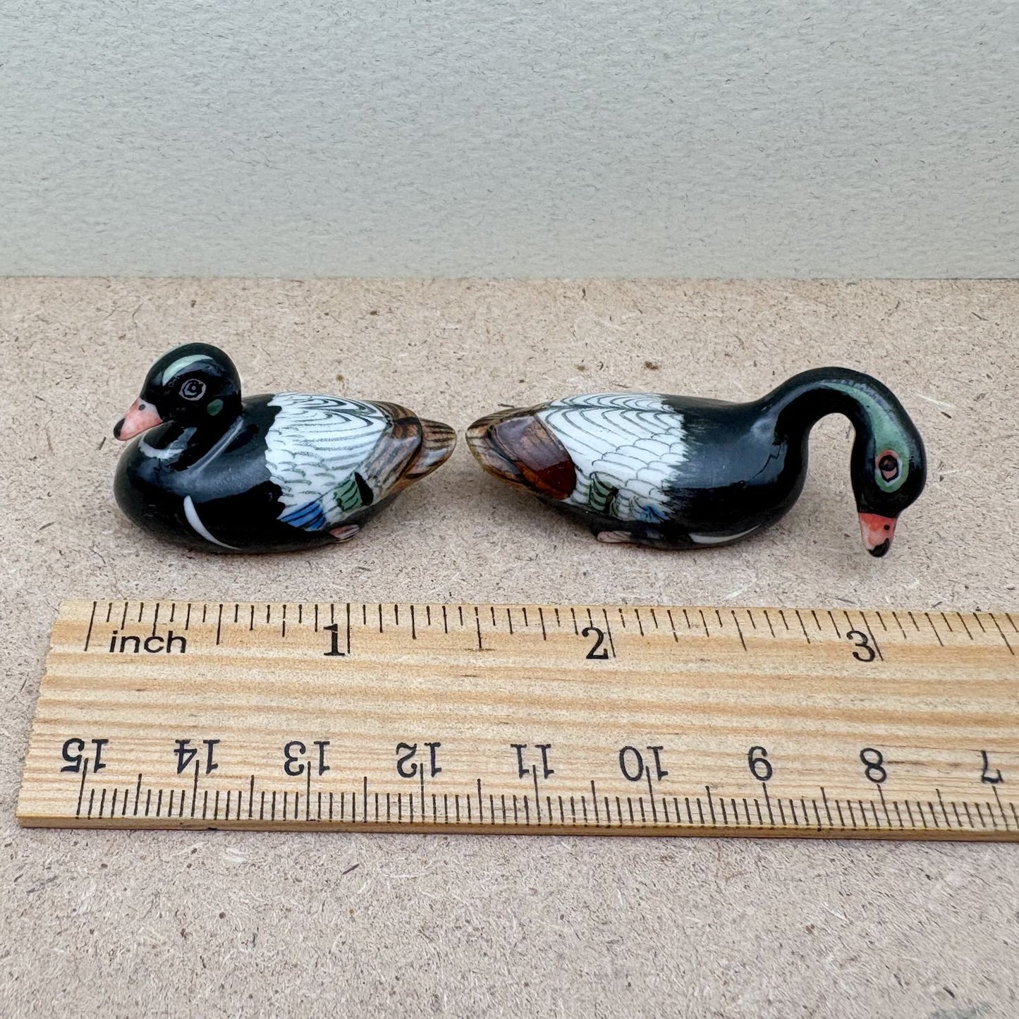 Elegant Black & White Duck Set