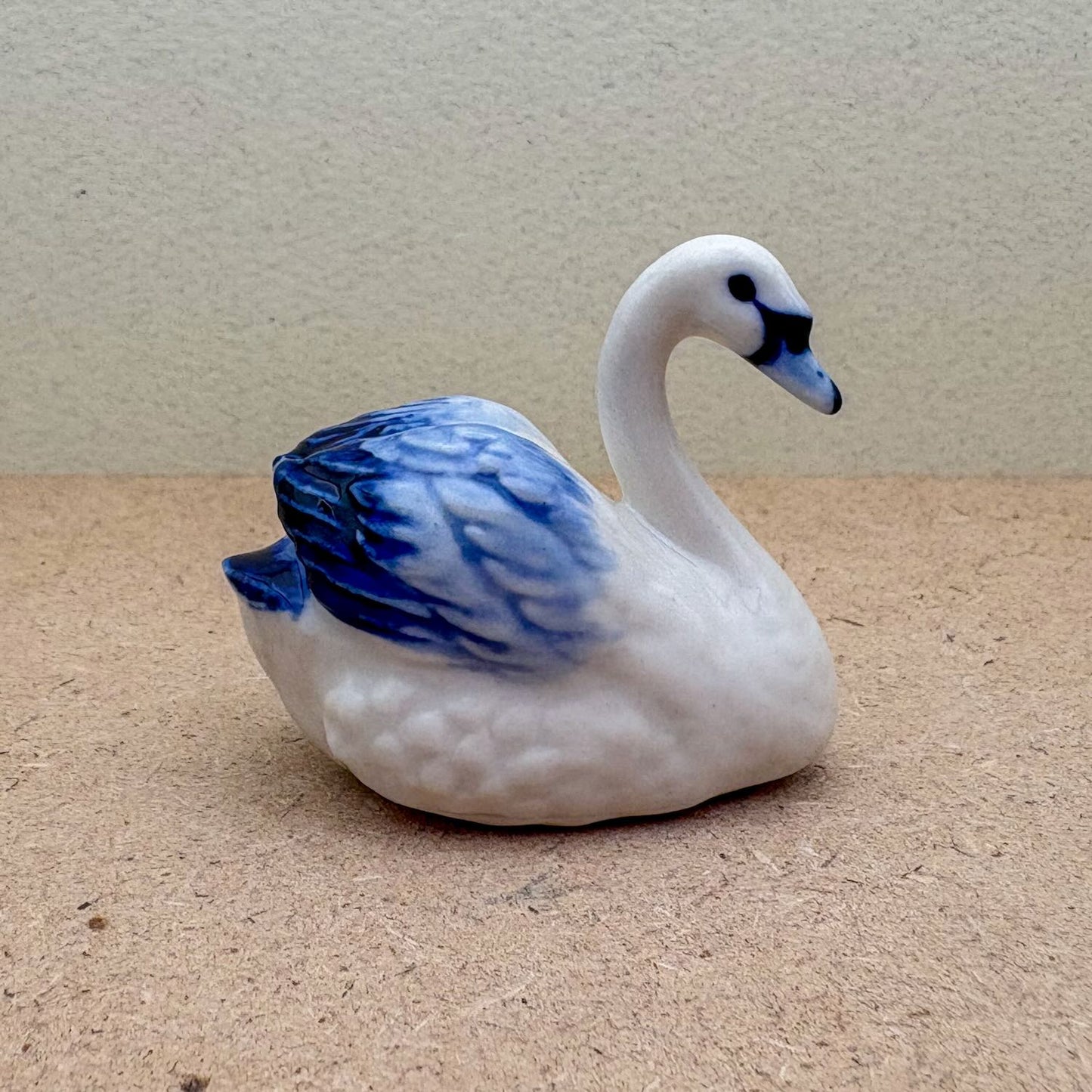 White & Blue Swan