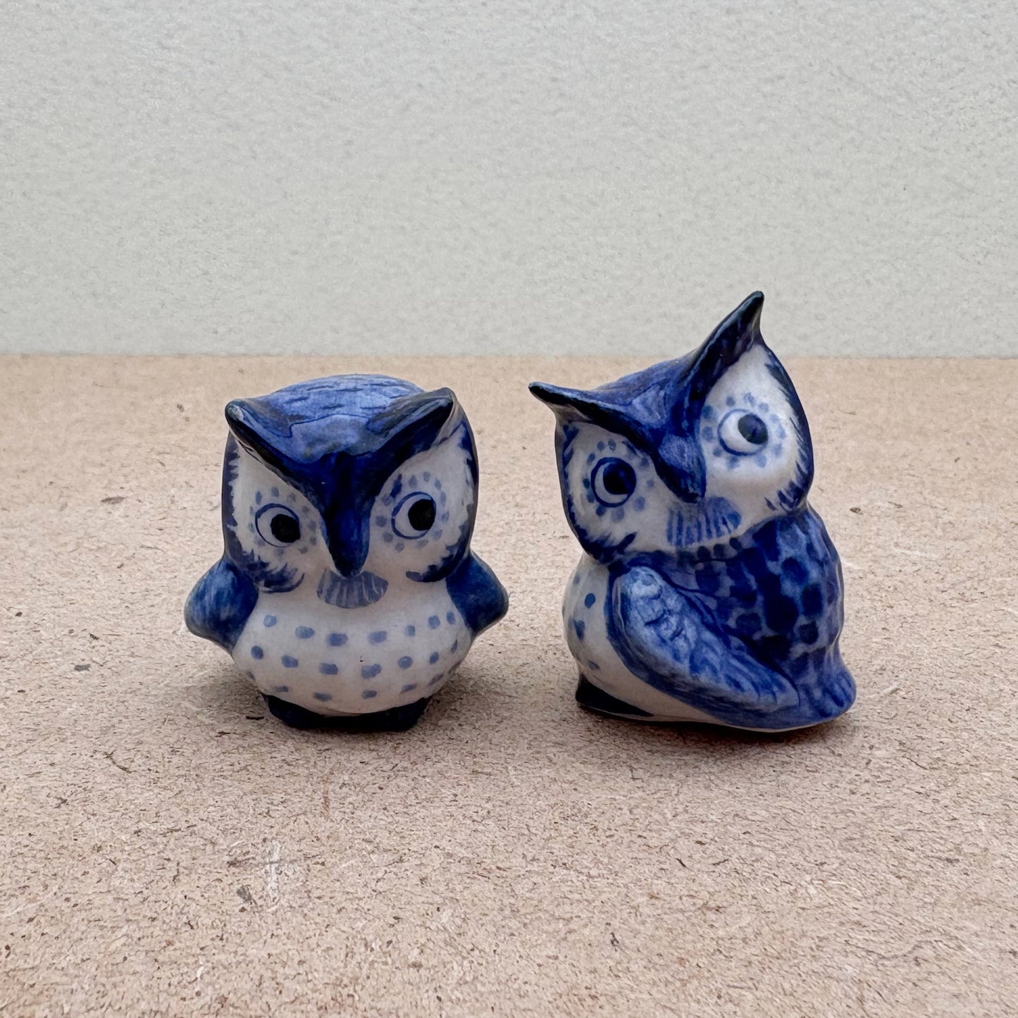 Blue & White Owl Set