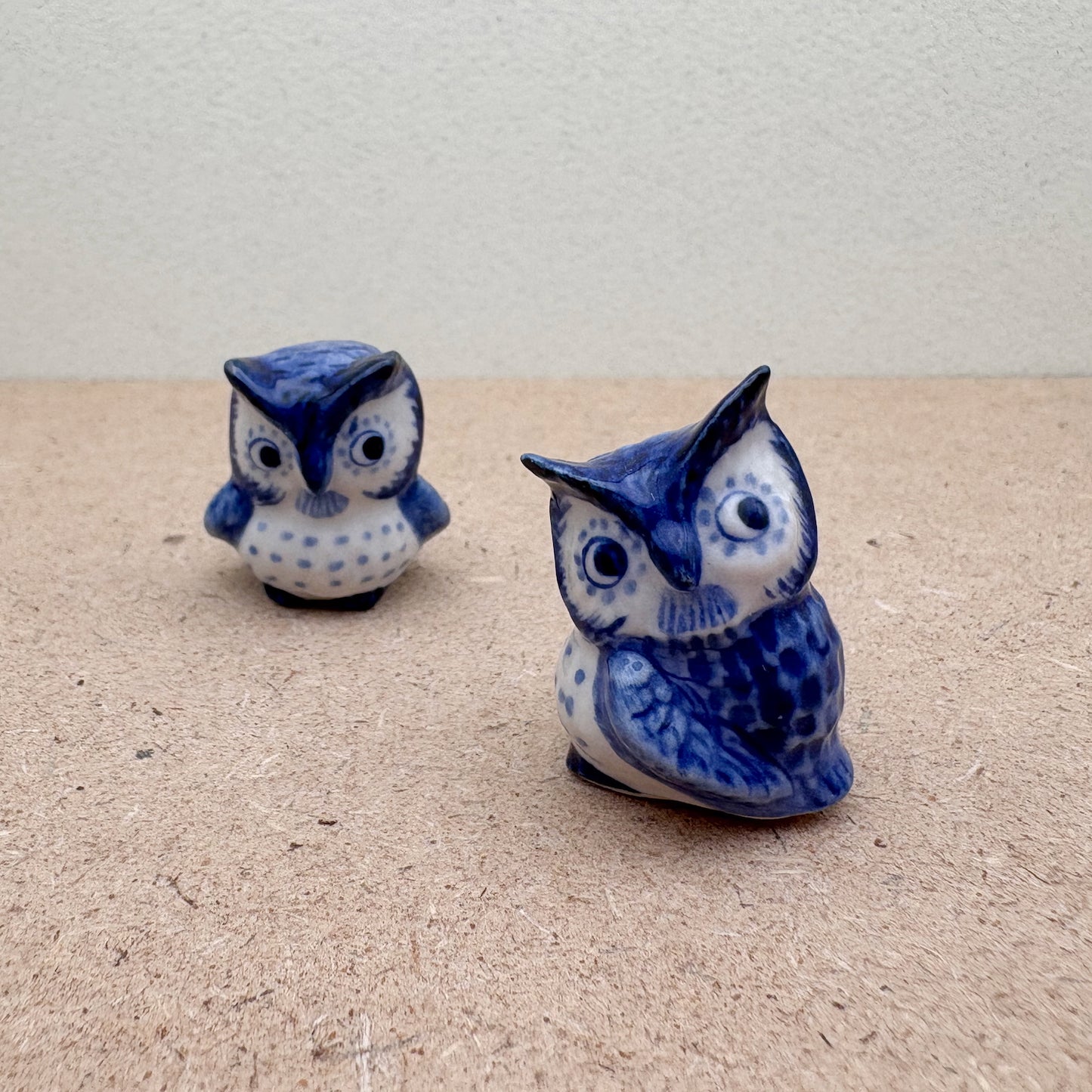 Blue & White Owl Set