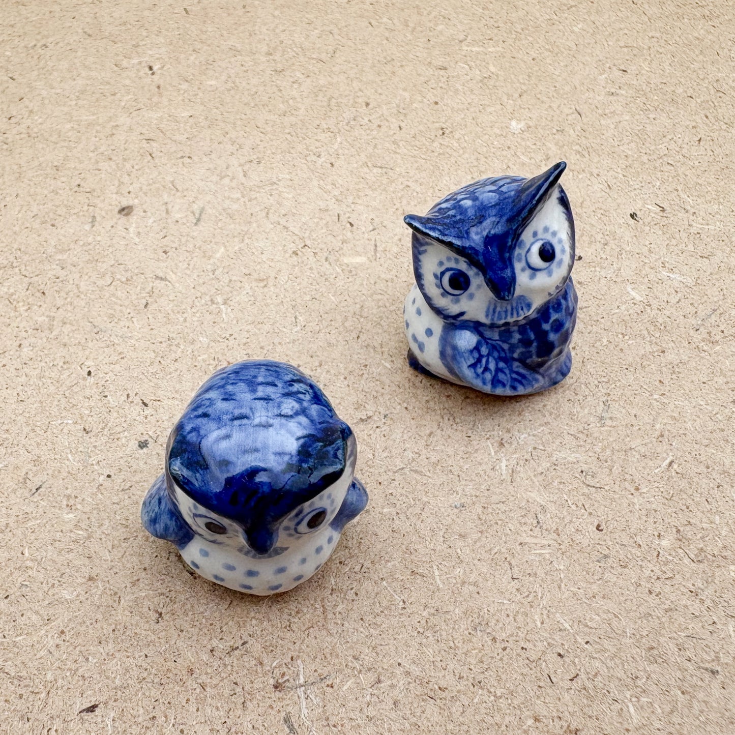 Blue & White Owl Set