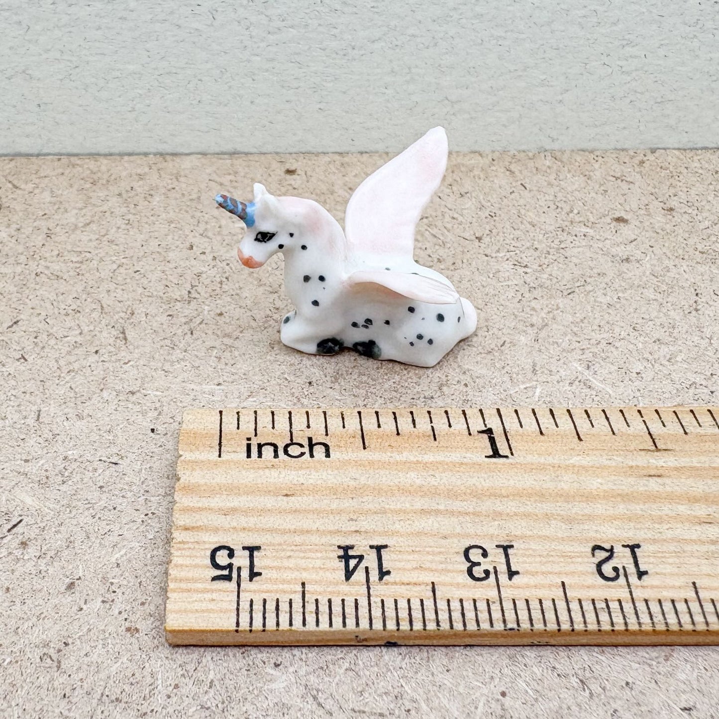 Mini Ceramic Pegasus Unicorn Duo