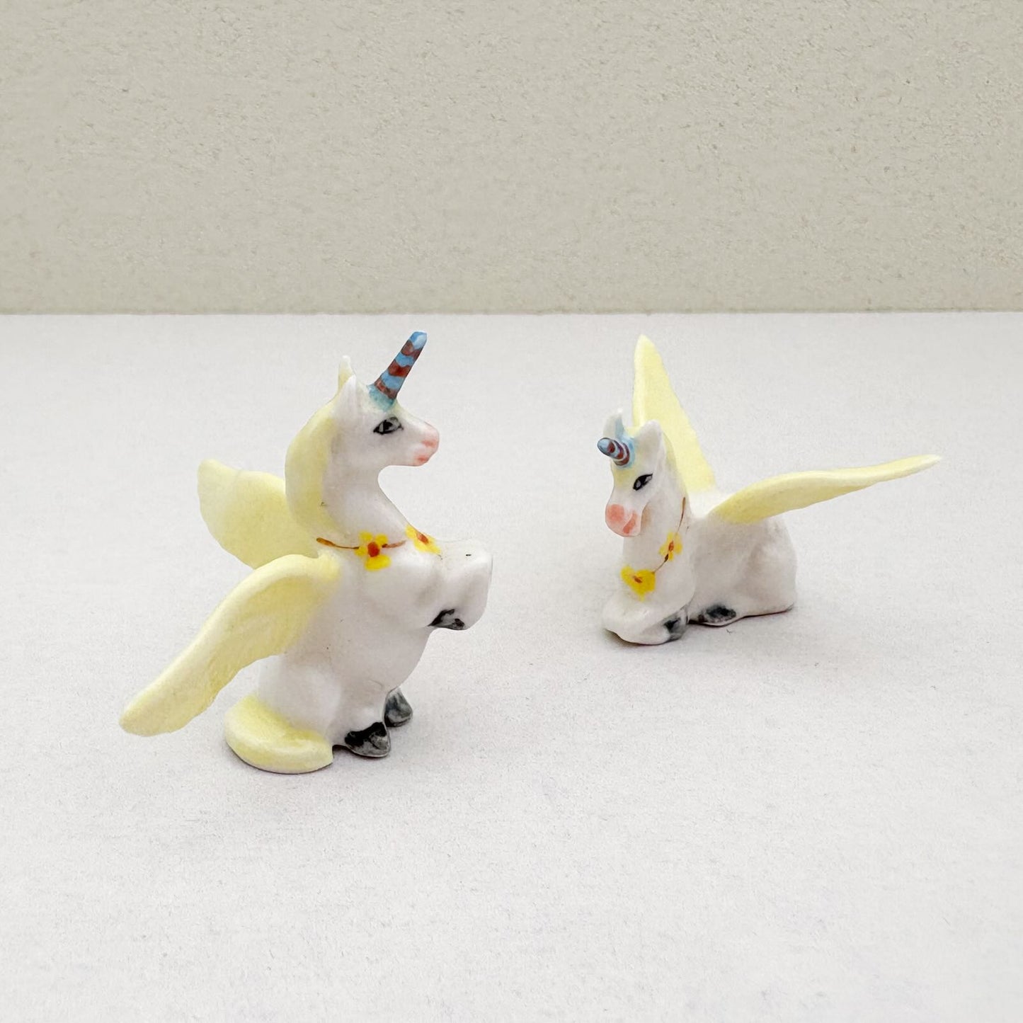 Whimsical Winged Unicorn Mini Figurine Set