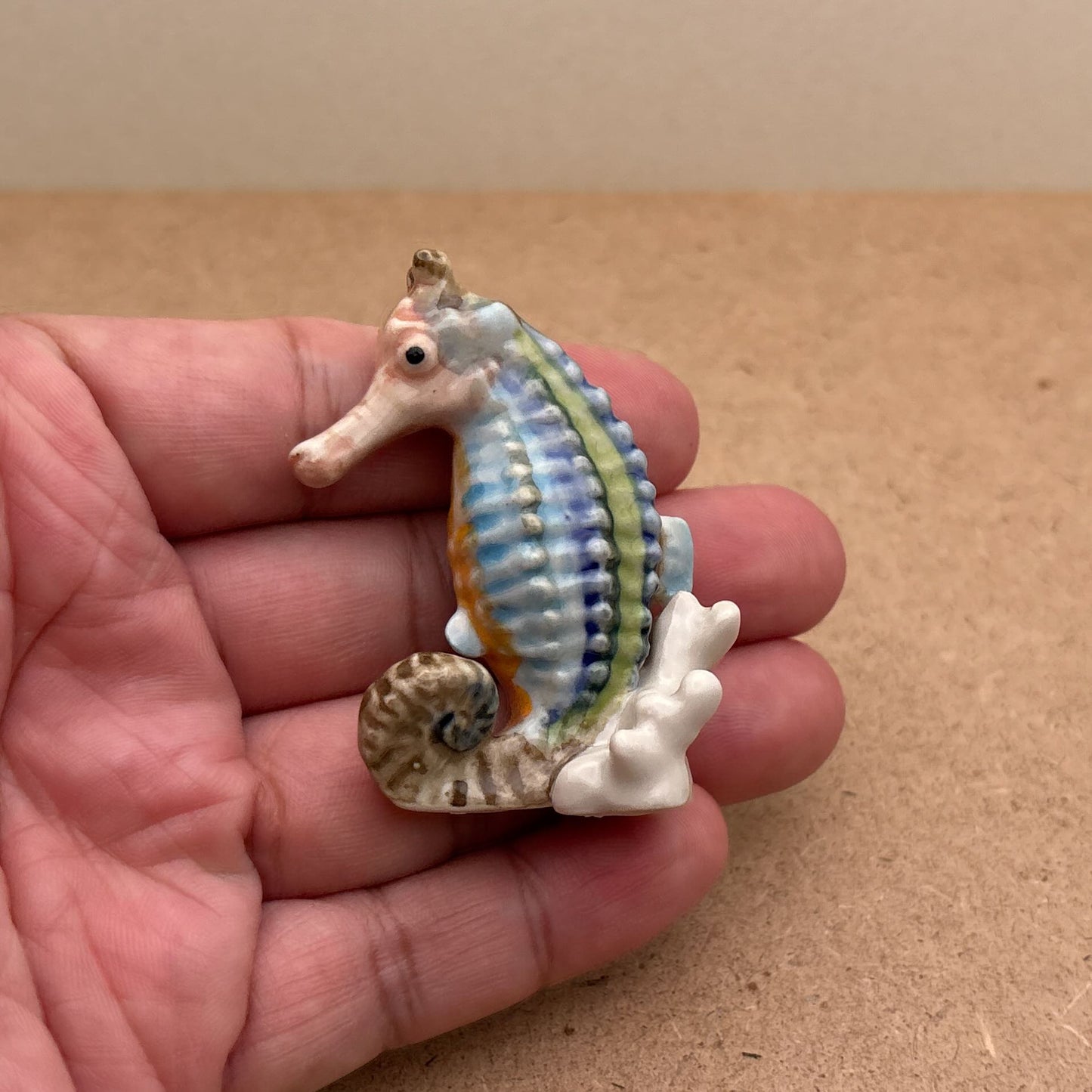 Seahorse Ceramic Figurine