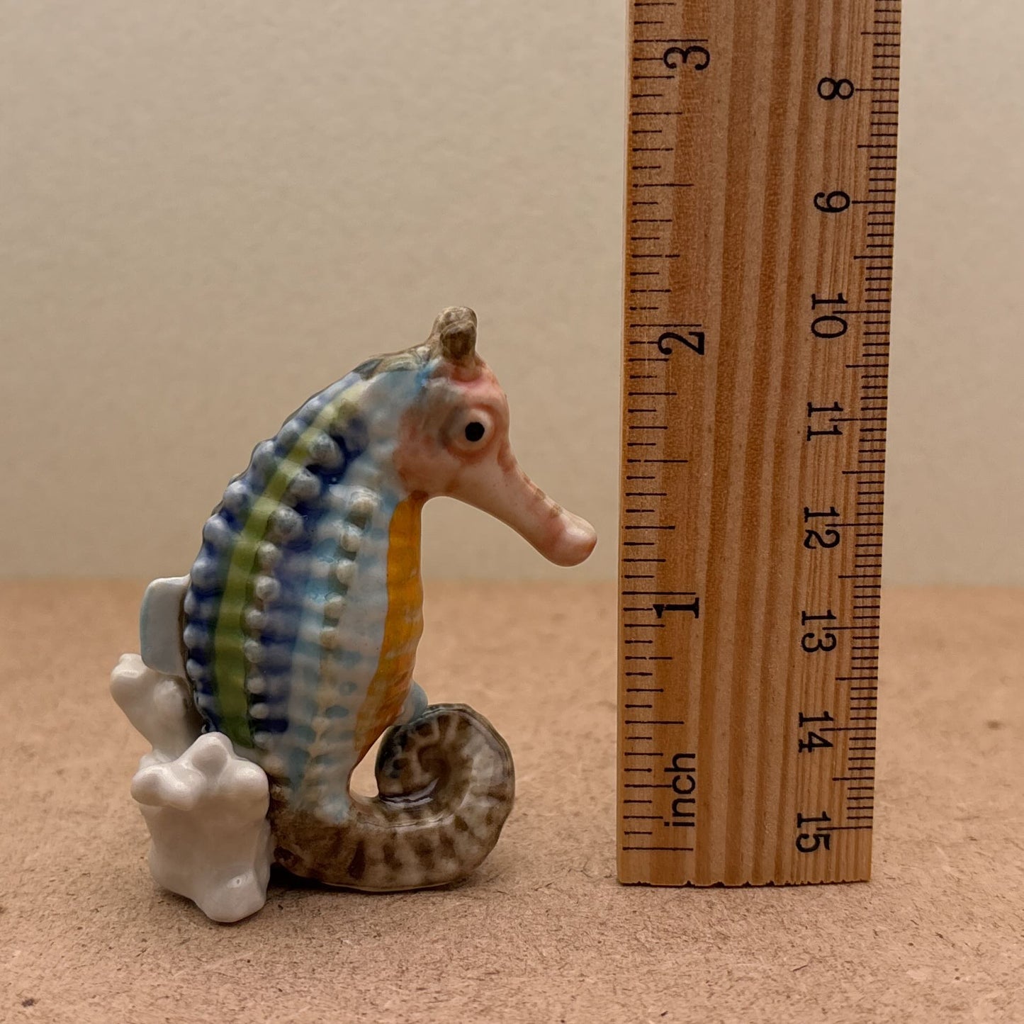 Seahorse Ceramic Figurine