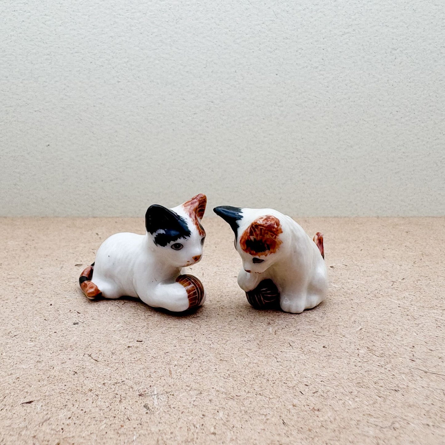 Miniature Calico Cat Set