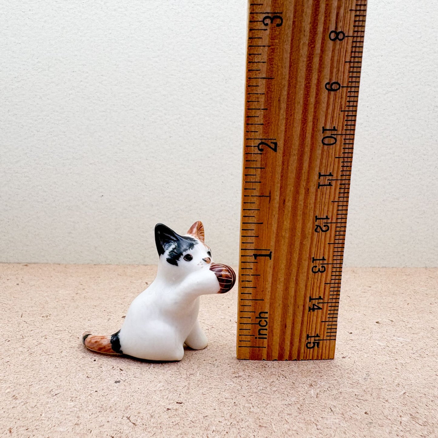 Miniature Calico Cat Set