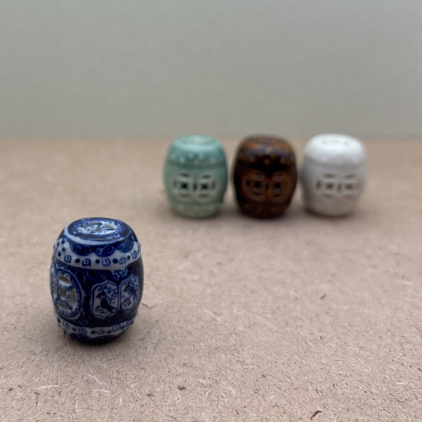 Chinese Garden Stools | 2.1 cm. Tall