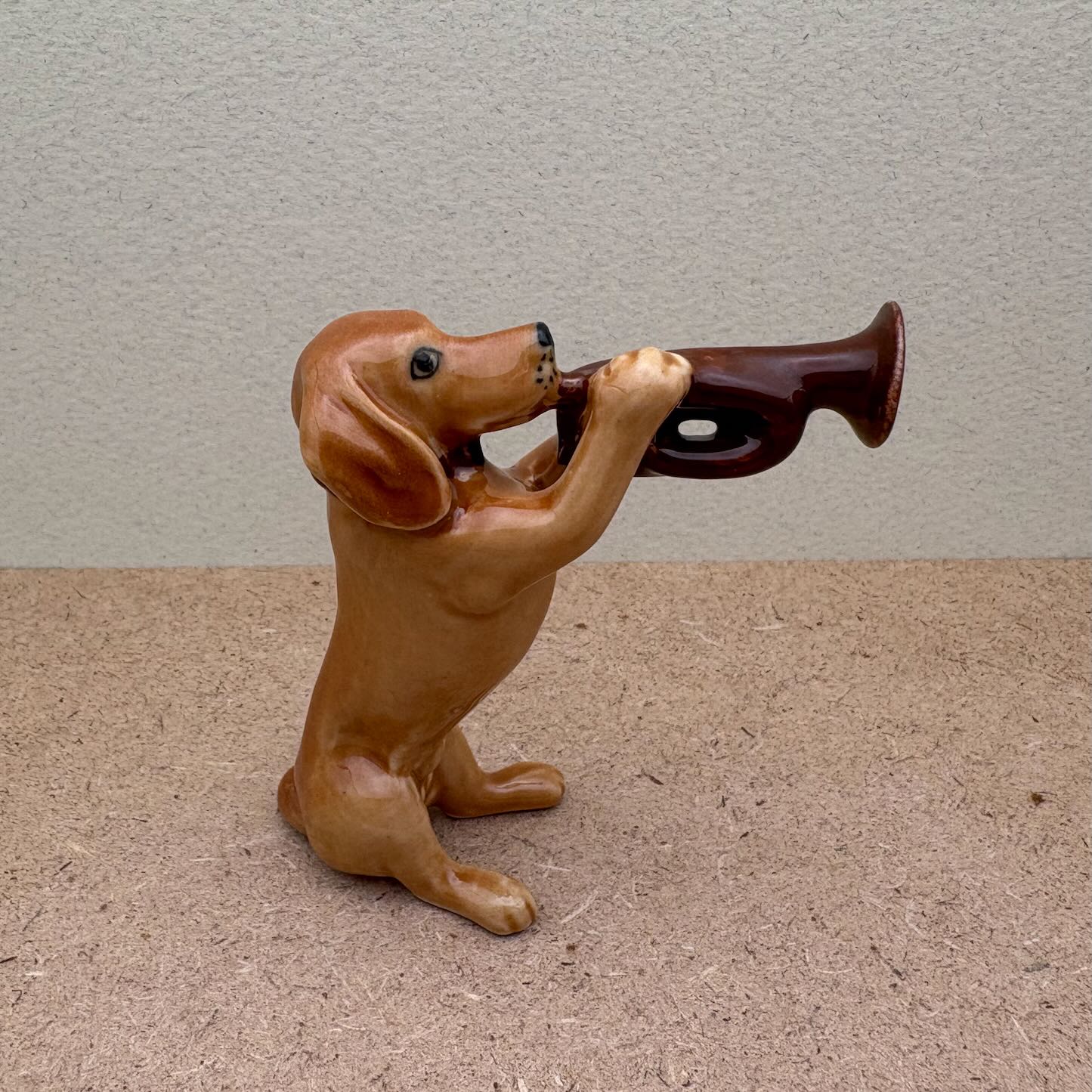 Brown Dachshund Musicians