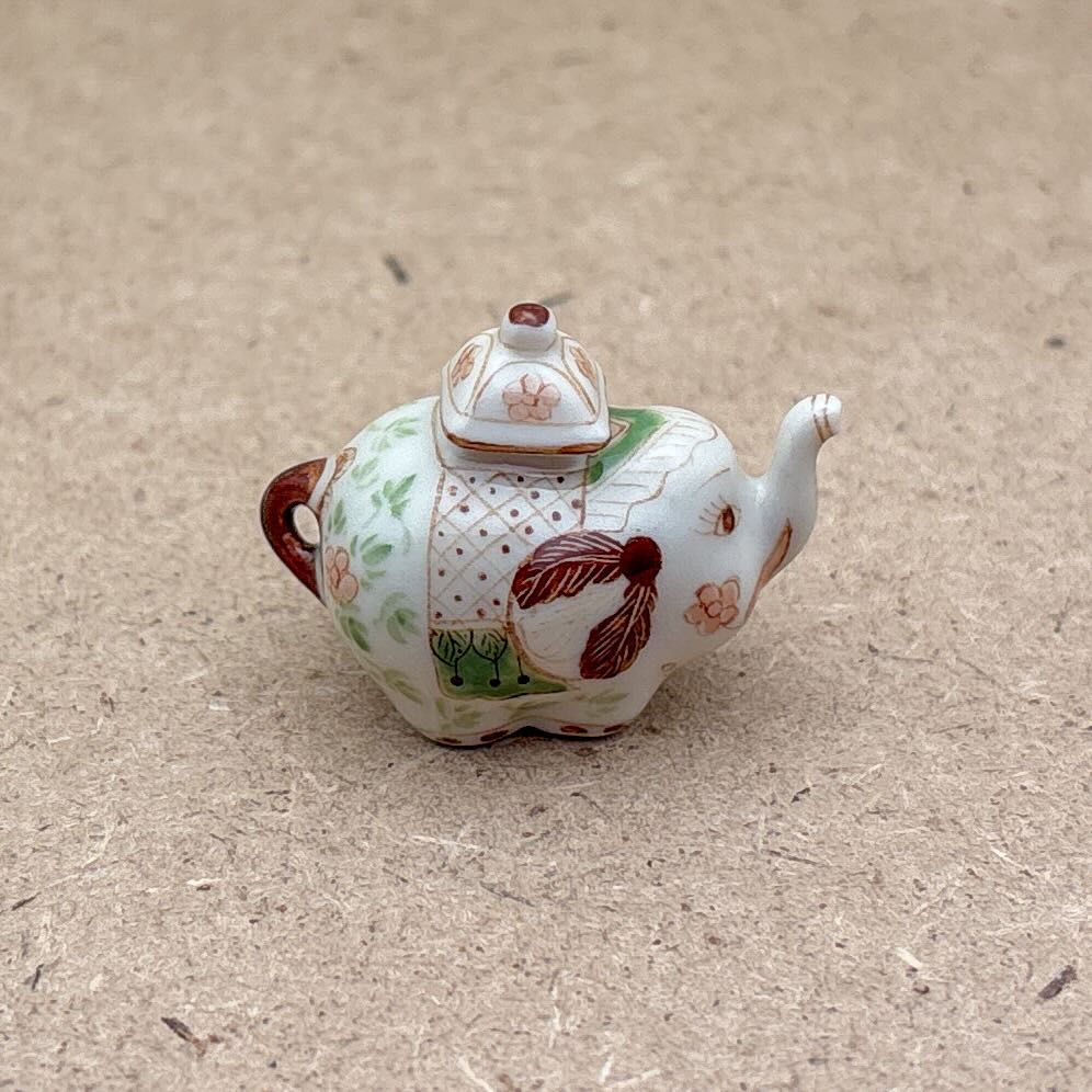 Mini Ceramic Teapot Figurines