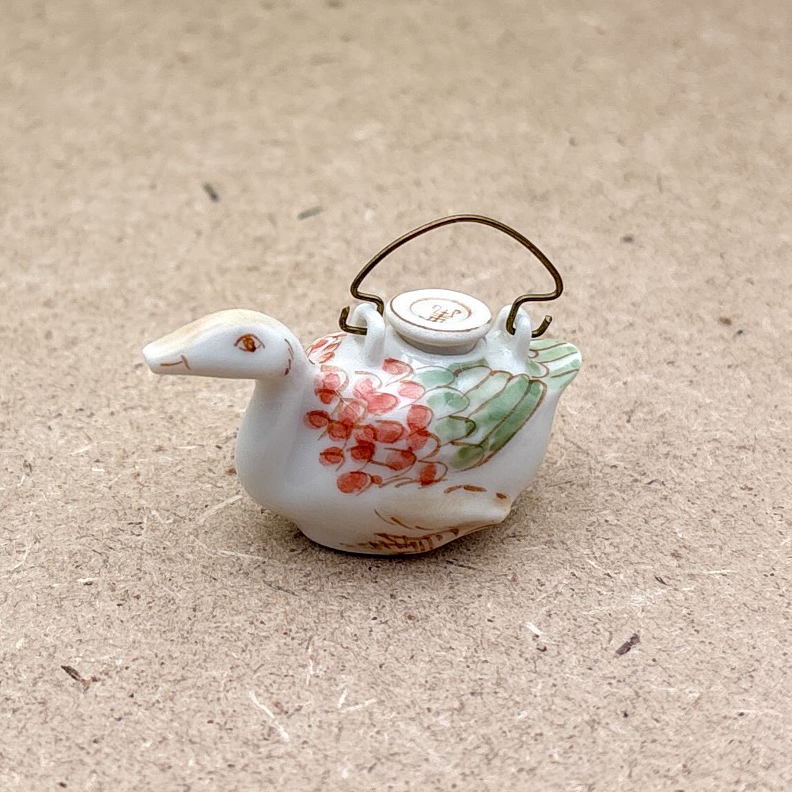 Mini Ceramic Teapot Figurines