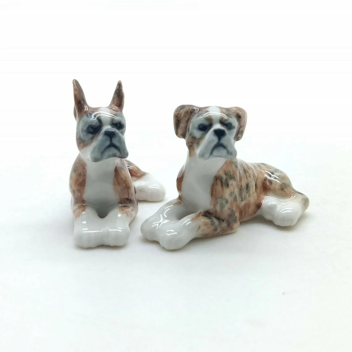 2 Boxer Brindle Dogs