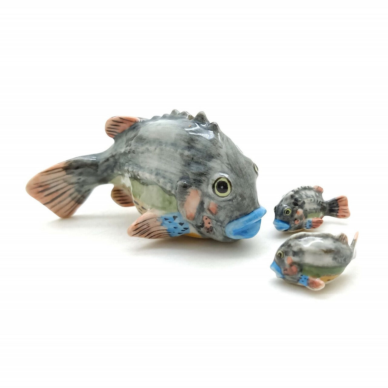 Captivating Lumpfish Family: The Perfect Miniature Decor