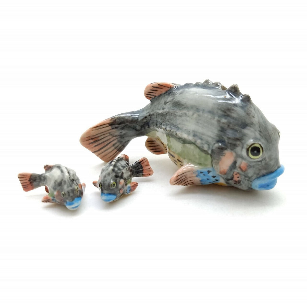 Captivating Lumpfish Family: The Perfect Miniature Decor