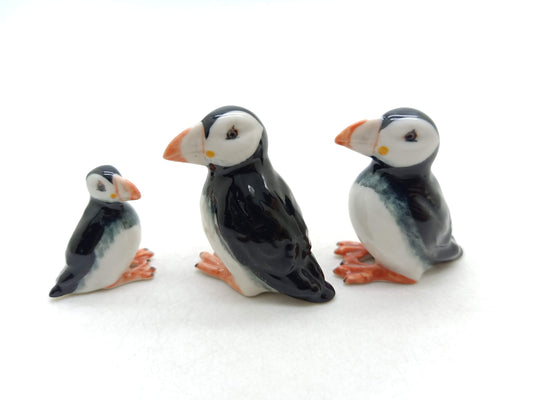 Set of 3 Puffins