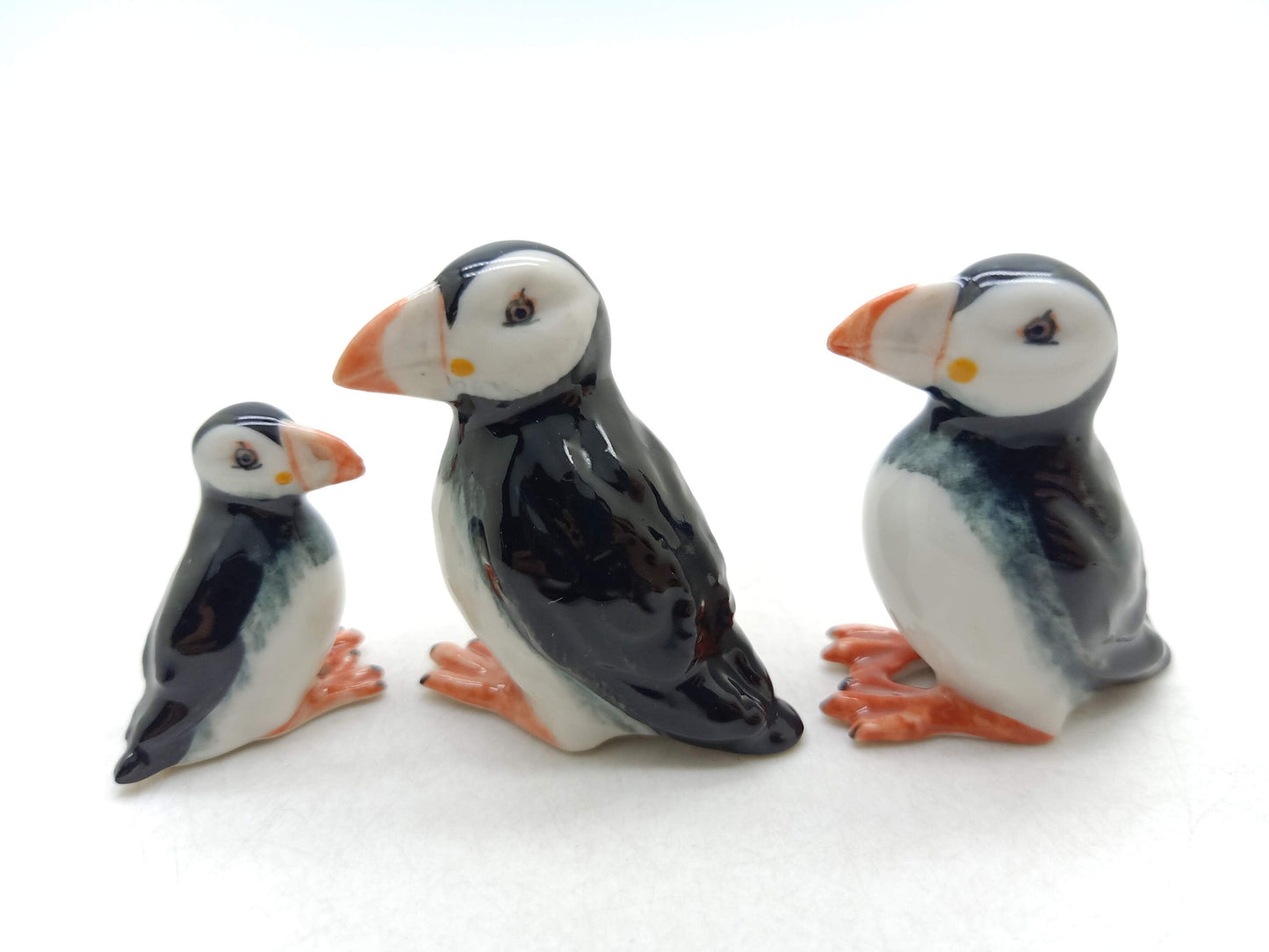 Set of 3 Puffins