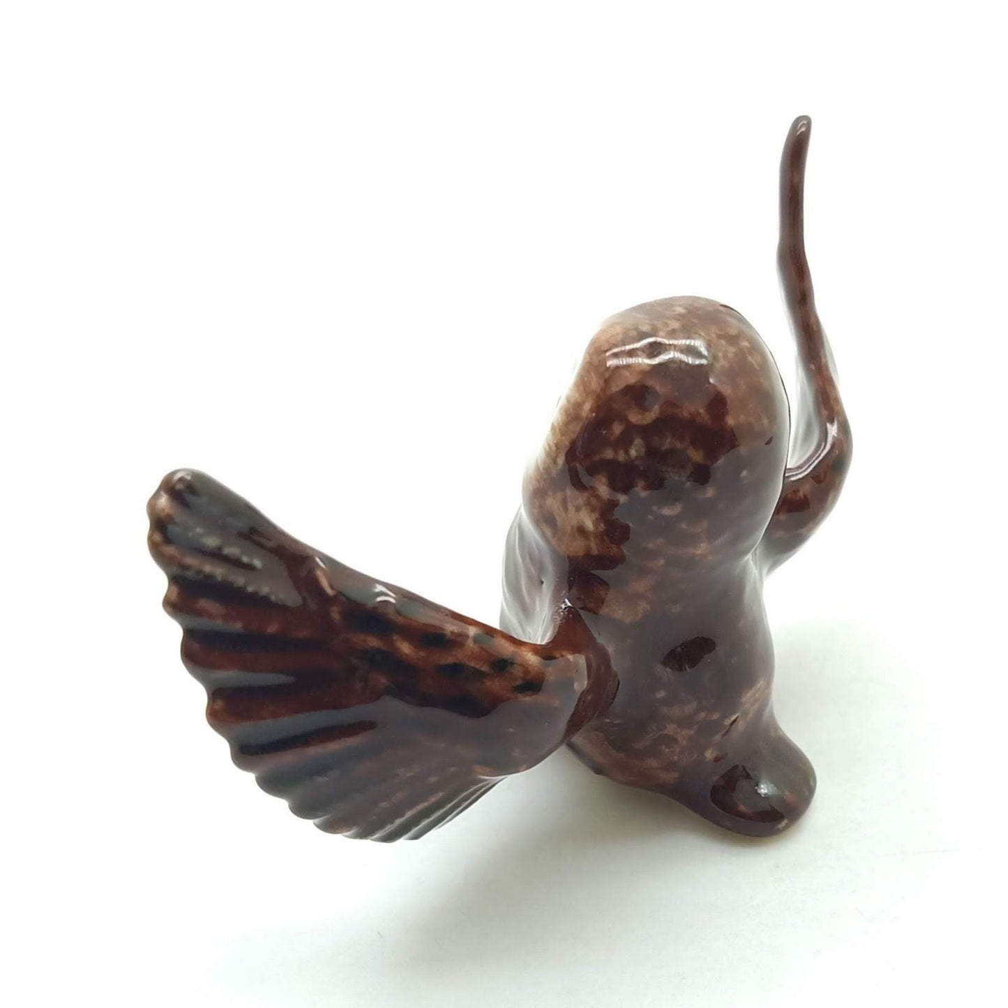 Owl Spreading Wings Figurine