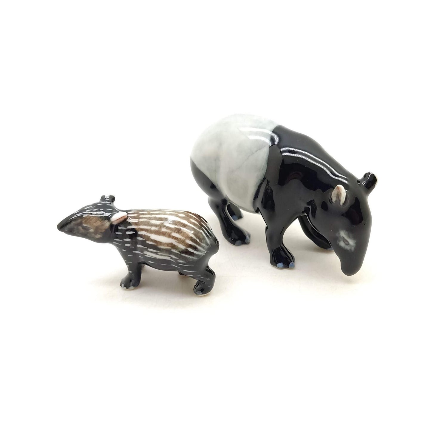 2 Malayan Tapirs