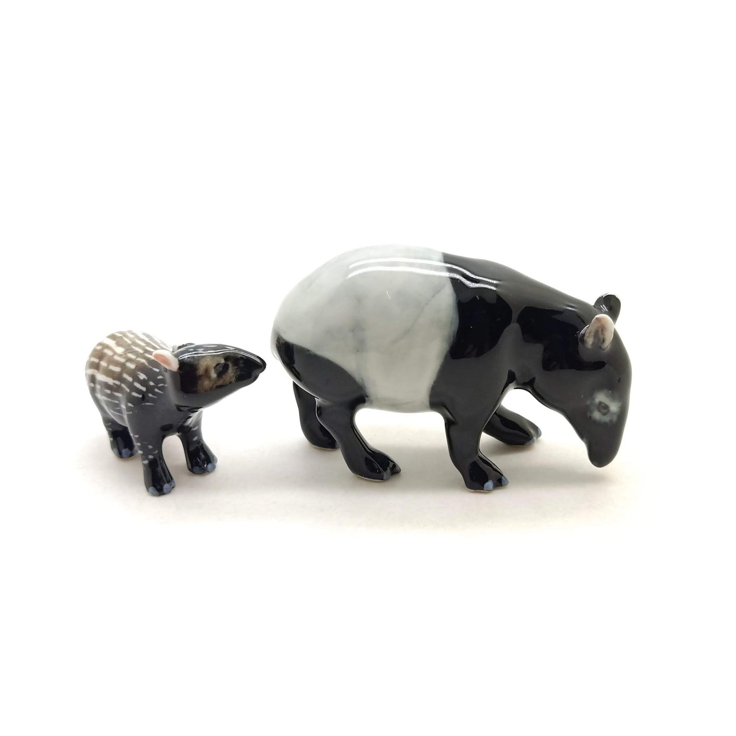 2 Malayan Tapirs
