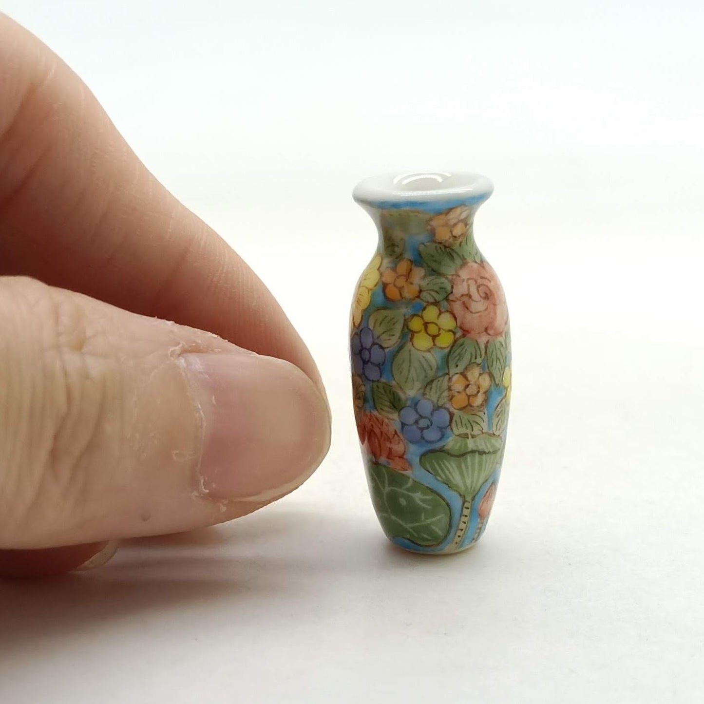 Vase Ceramic Miniature Ceramic Painted