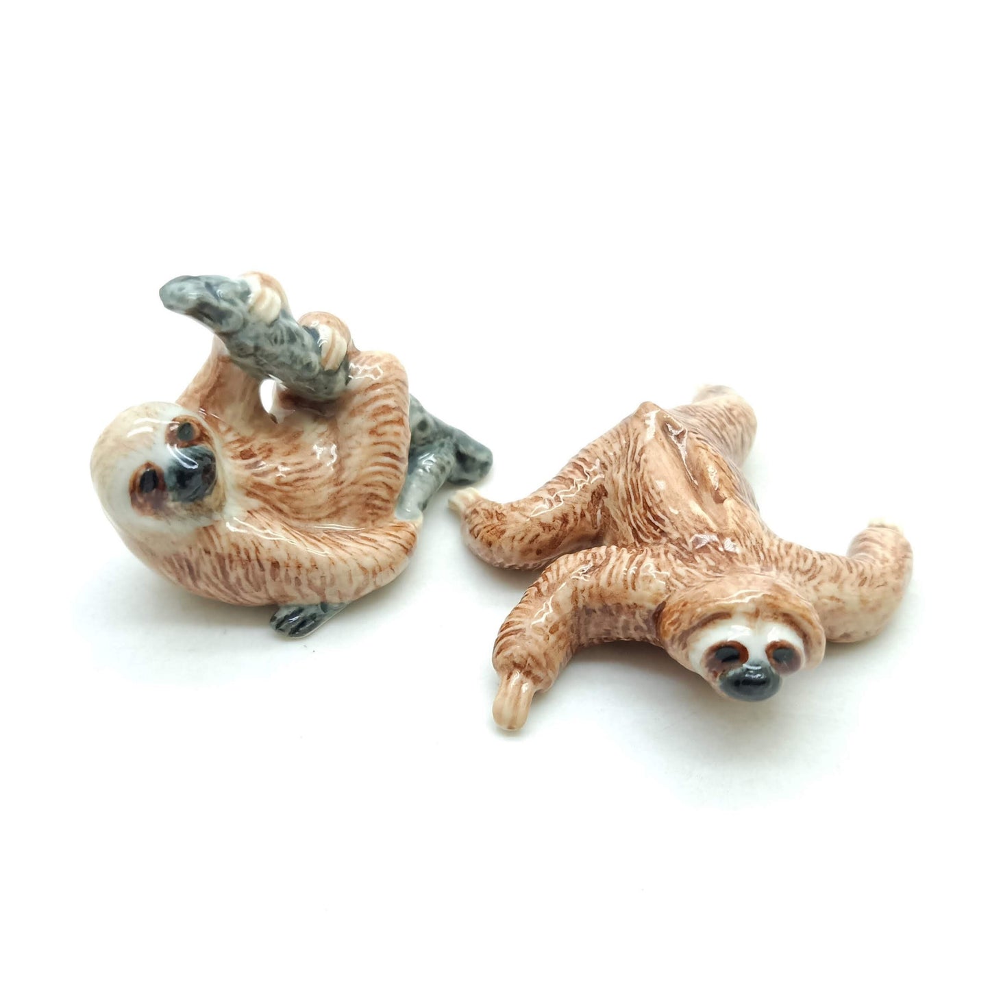 2 Sloth Figurines