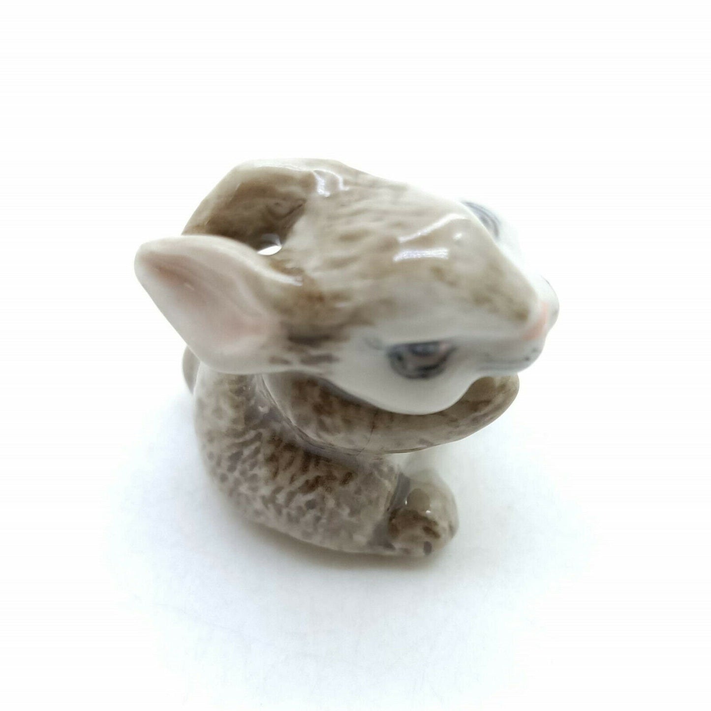Set of 2 Rabbit Figurine Ceramic Animal Animal Statue