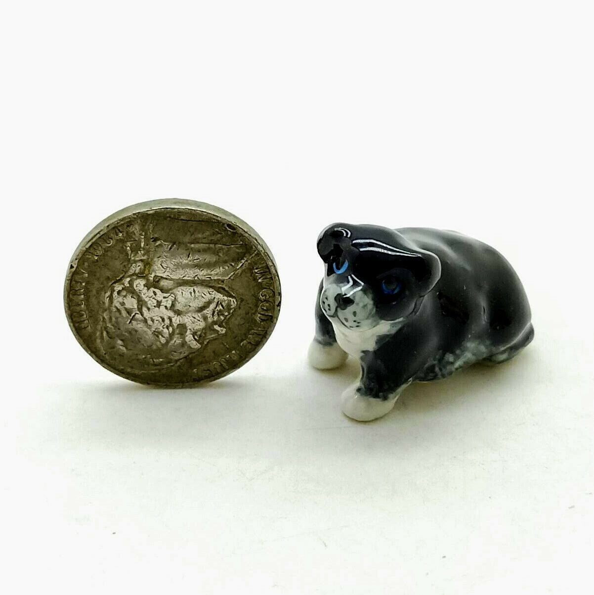 3 Iceland Sheepdog Dog Ceramic Figurines Statue