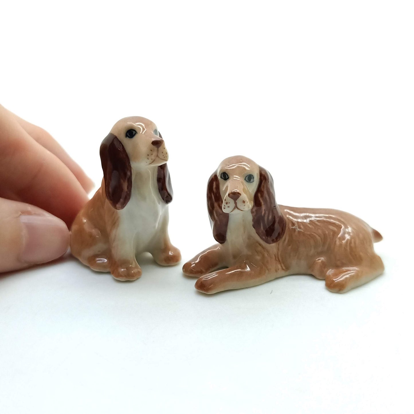 2 Brown Cocker Spaniel Dogs