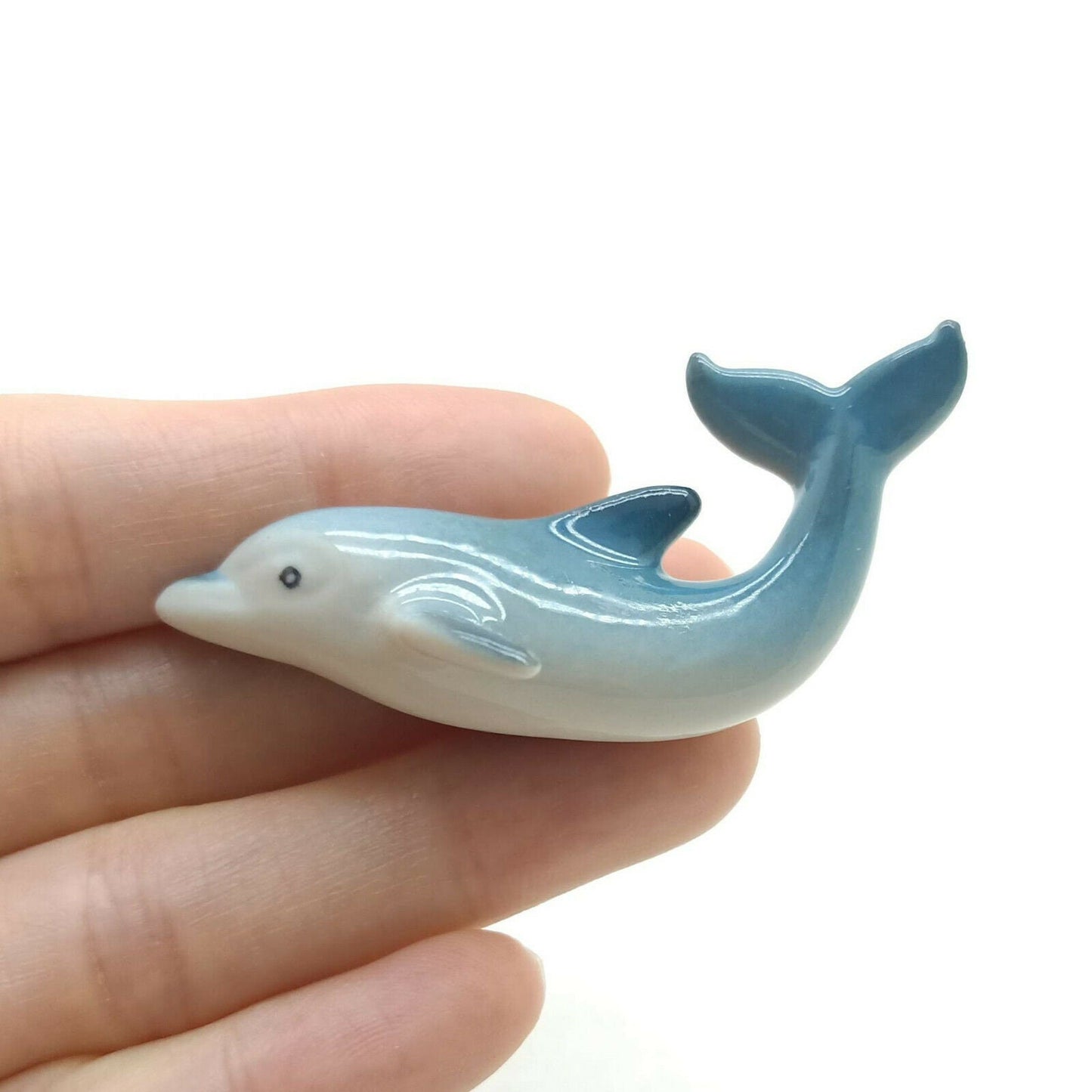 Set of 3 Dolphin Fish Ceramic Magnet