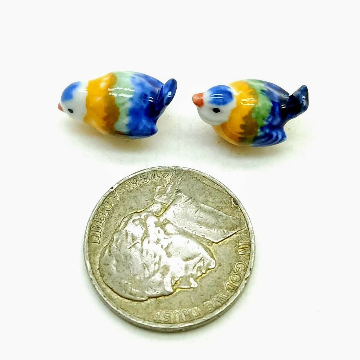 3 Sandpiper Bird Ceramic Figurines