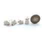 Set of 4 Tiny Mice Mouse Rat Ceramic Figurine Dollhouse Miniature Statue