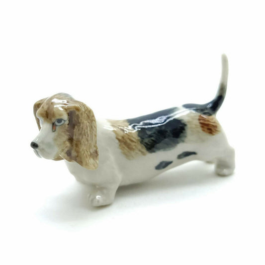 Basset Hound Dog Ceramic Figurine