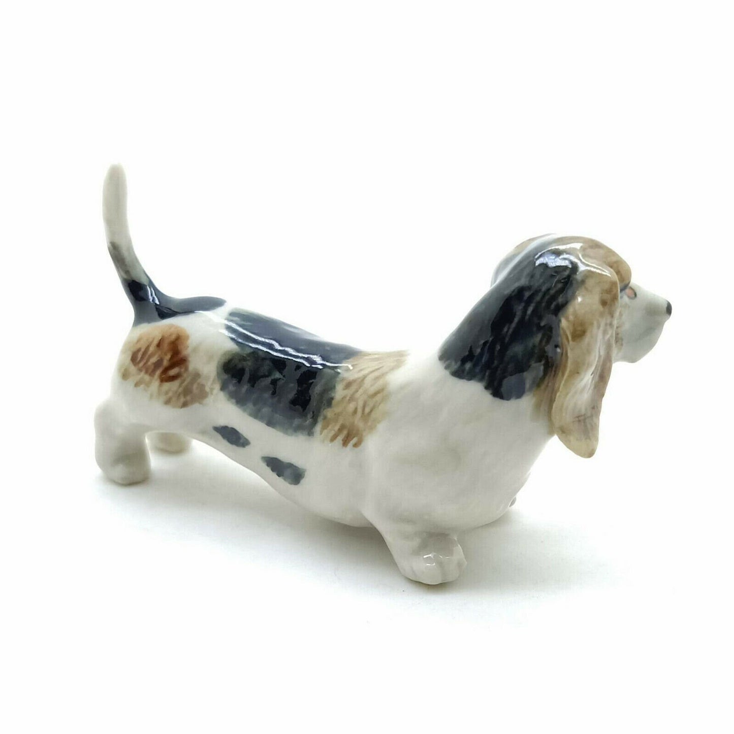 Basset Hound Dog Ceramic Figurine