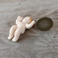 Set of 2 Baby Infant Lie Flat on Ons's Stomach and Lie on One's Back Ceramic Porcelain Dollhouse Miniature