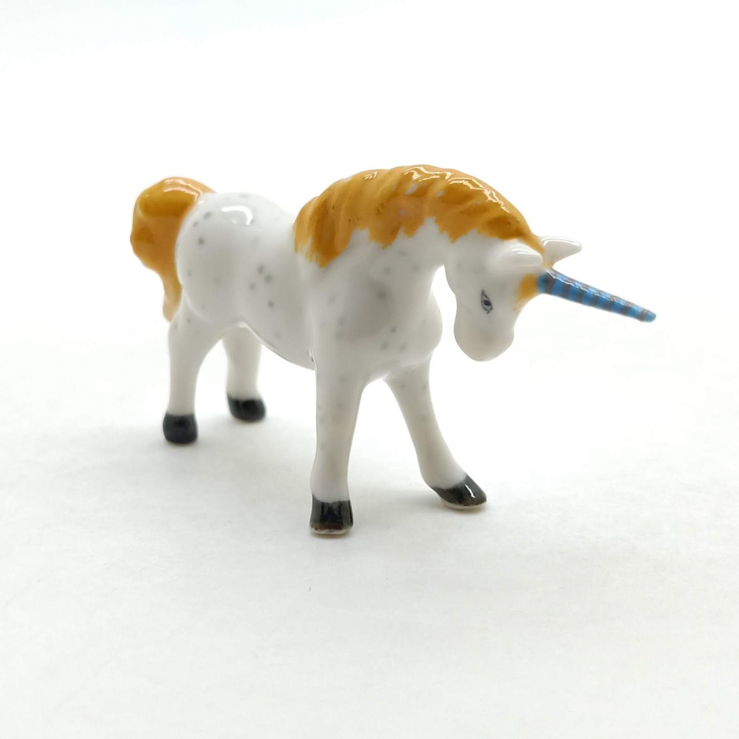Unicorn Figurine Ceramic Miniature Statue