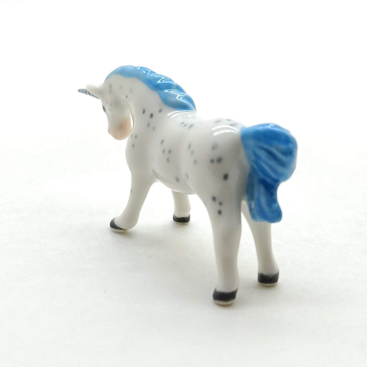 Unicorn Figurine Ceramic Miniature Statue