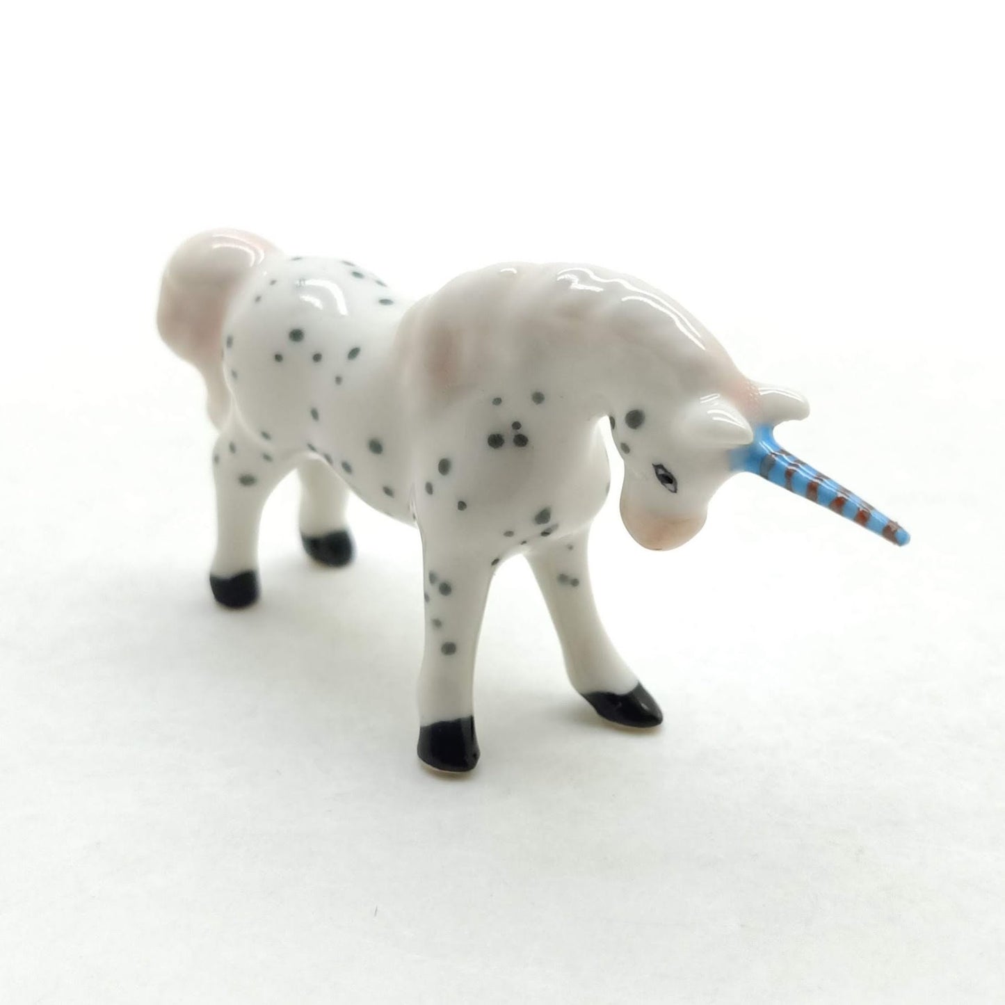 Unicorn Figurine Ceramic Miniature Statue