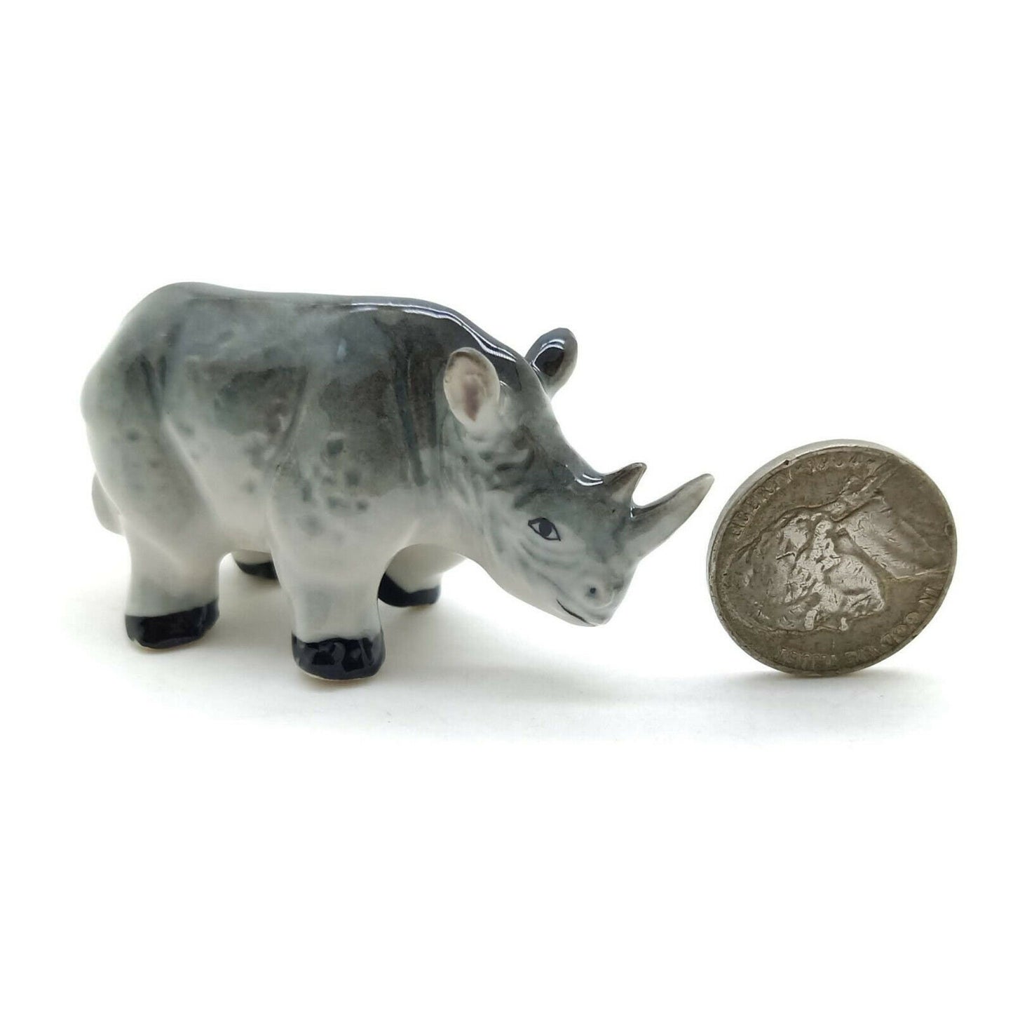 2 Rhino Figurines: Where Art Meets Adventure