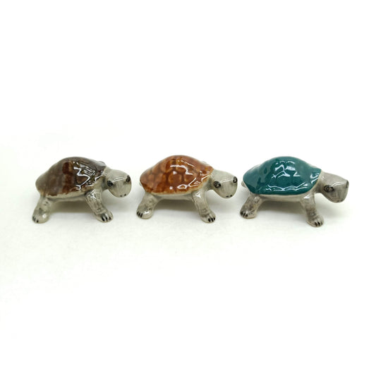 3 Turtles Ceramic Figurines