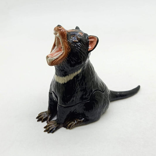 Tasmanian Devil Bear Ceramic Figurine Salt & Pepper Shakers Statue