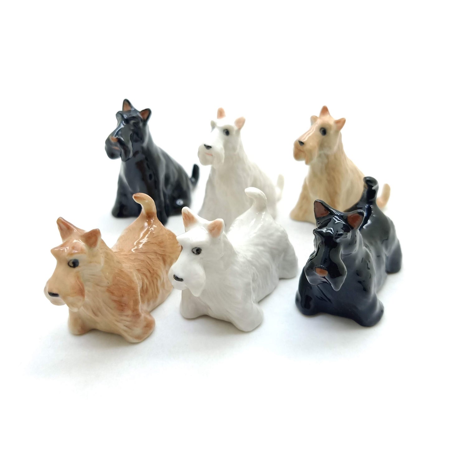 2 Scottish Terrier Dogs