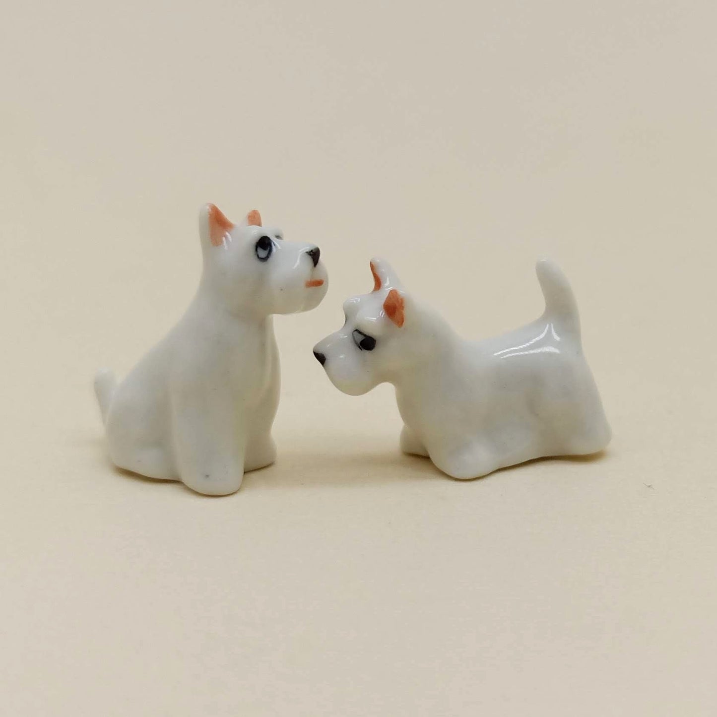 2 Tiny Scottish Terrier Dogs