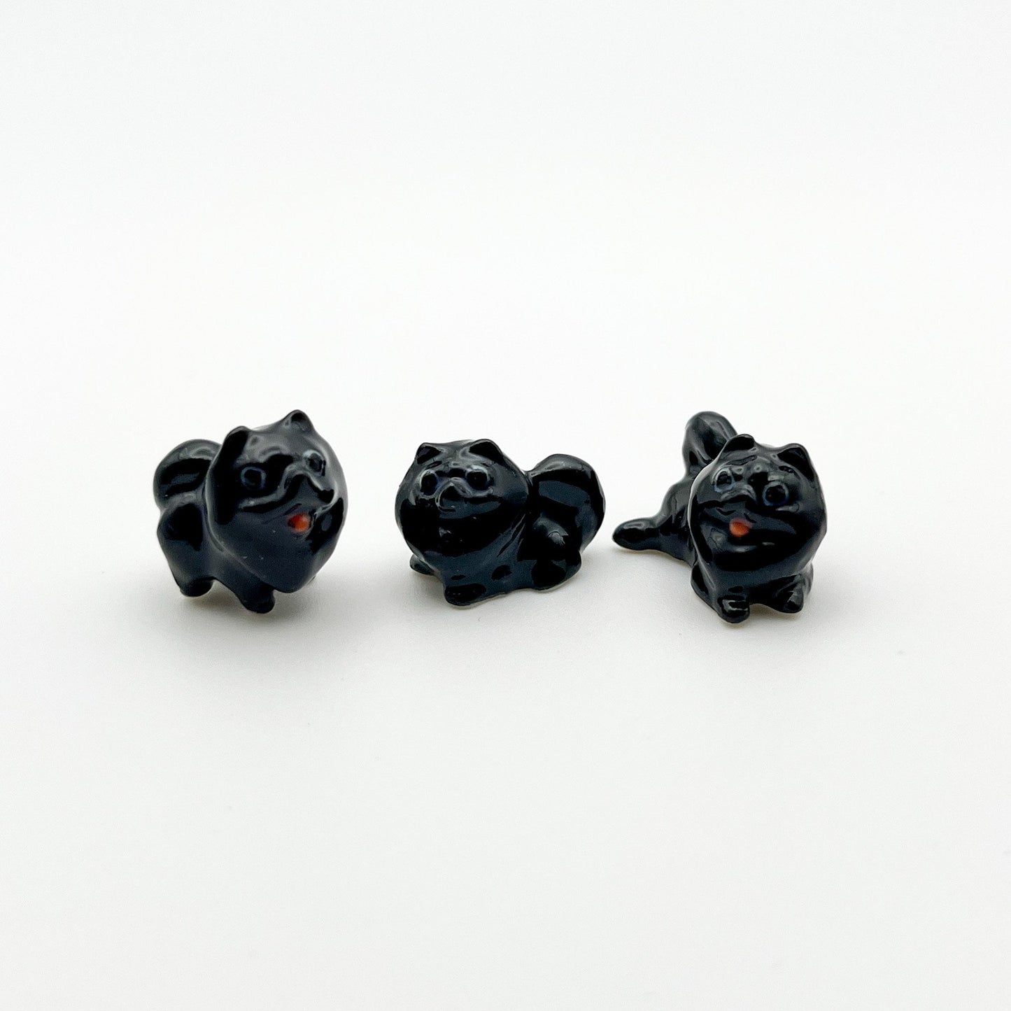 3 Tiny Pomeranian Dogs